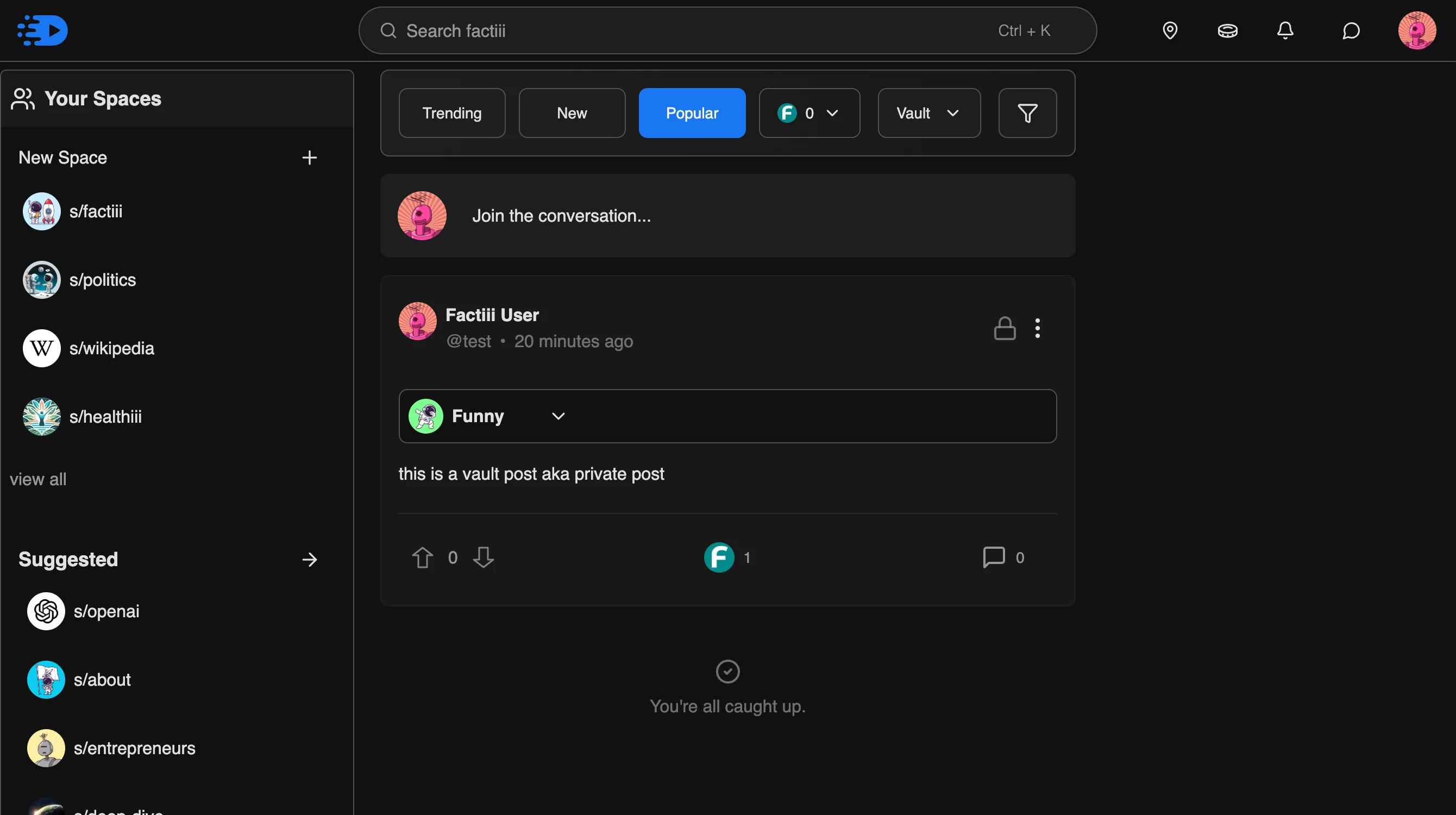 Private Posts